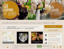 Tablet Screenshot of cuevasdesando.com